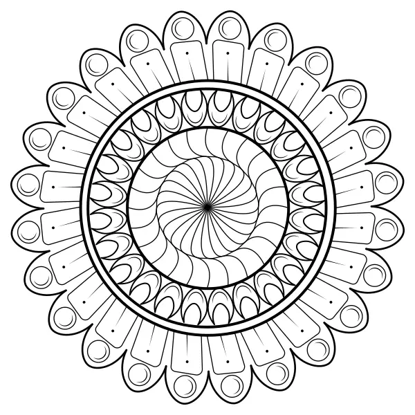 Mandala 47 | Dibujos para colorear online para niños