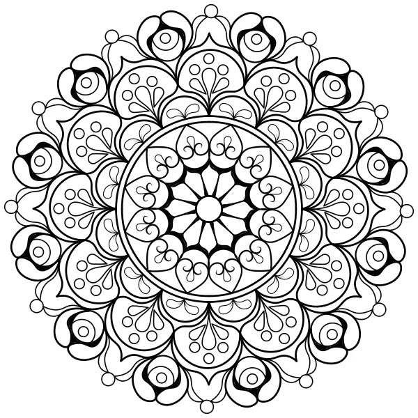 Mandala 53 | Dibujos para colorear online para niños