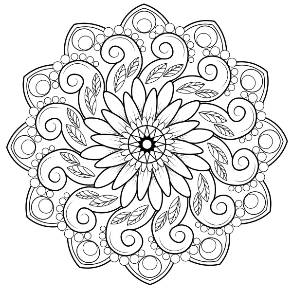 Mandala 54 | Dibujos para colorear online para niños