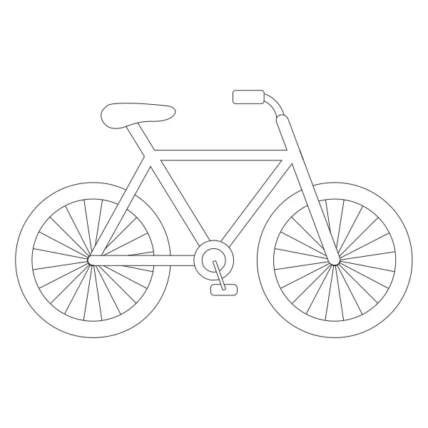 Bicicleta | Dibujos para colorear online para niños