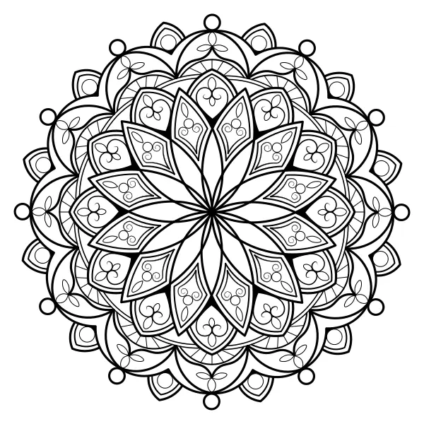 Mandala 55 | Dibujos para colorear online para niños