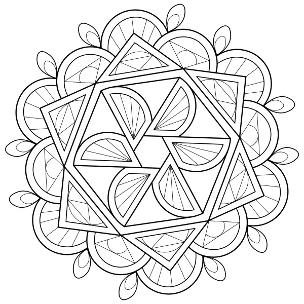 Mandala 58 | Dibujos para colorear online para niños