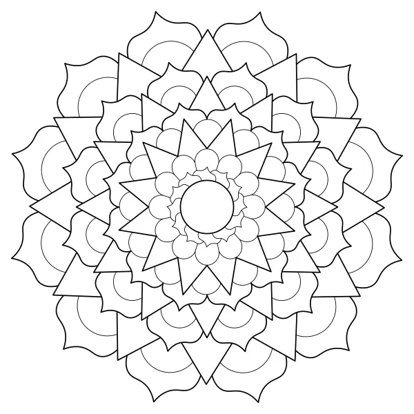 Mandala 61 | Dibujos para colorear online para niños