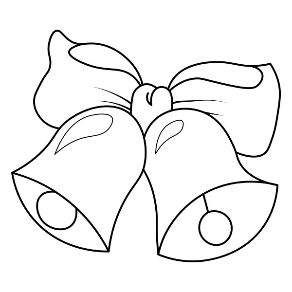 Campanillas de Navidad | Dibujos para colorear online para niños