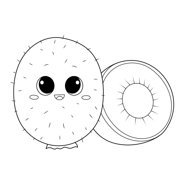 Kiwi | Dibujos para colorear online para niños