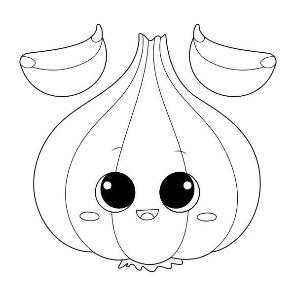 Ajo | Dibujos para colorear online para niños